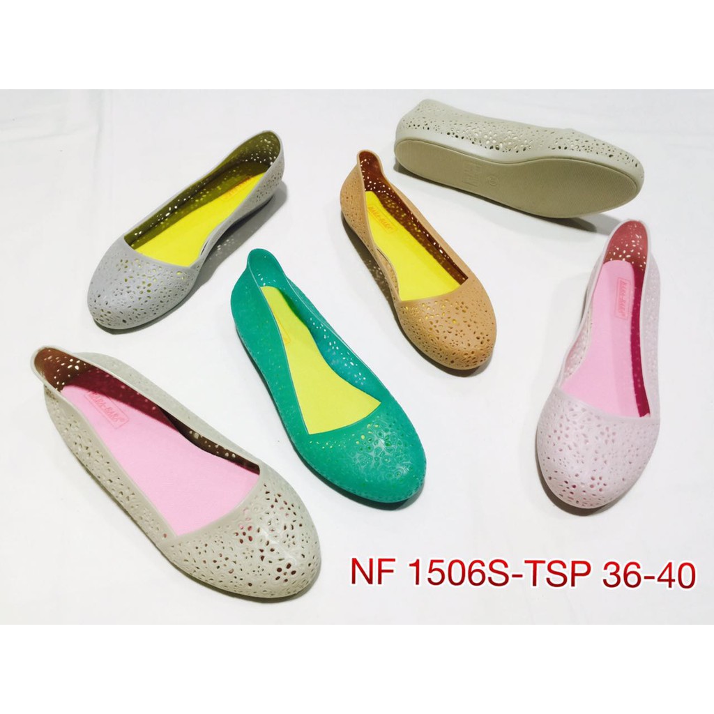 nf1506stsp sepatu wanita murah barabara sepatu flat shoes jelly