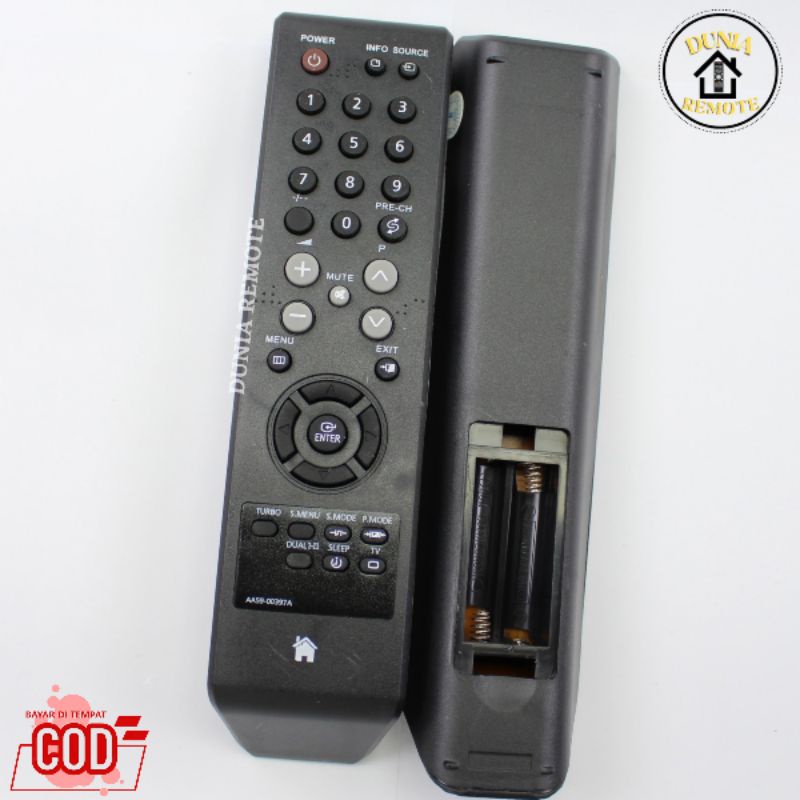 Remot REMOTE TV Tabung SLIM FLAT SAMSUNG type 397A tanpa setting