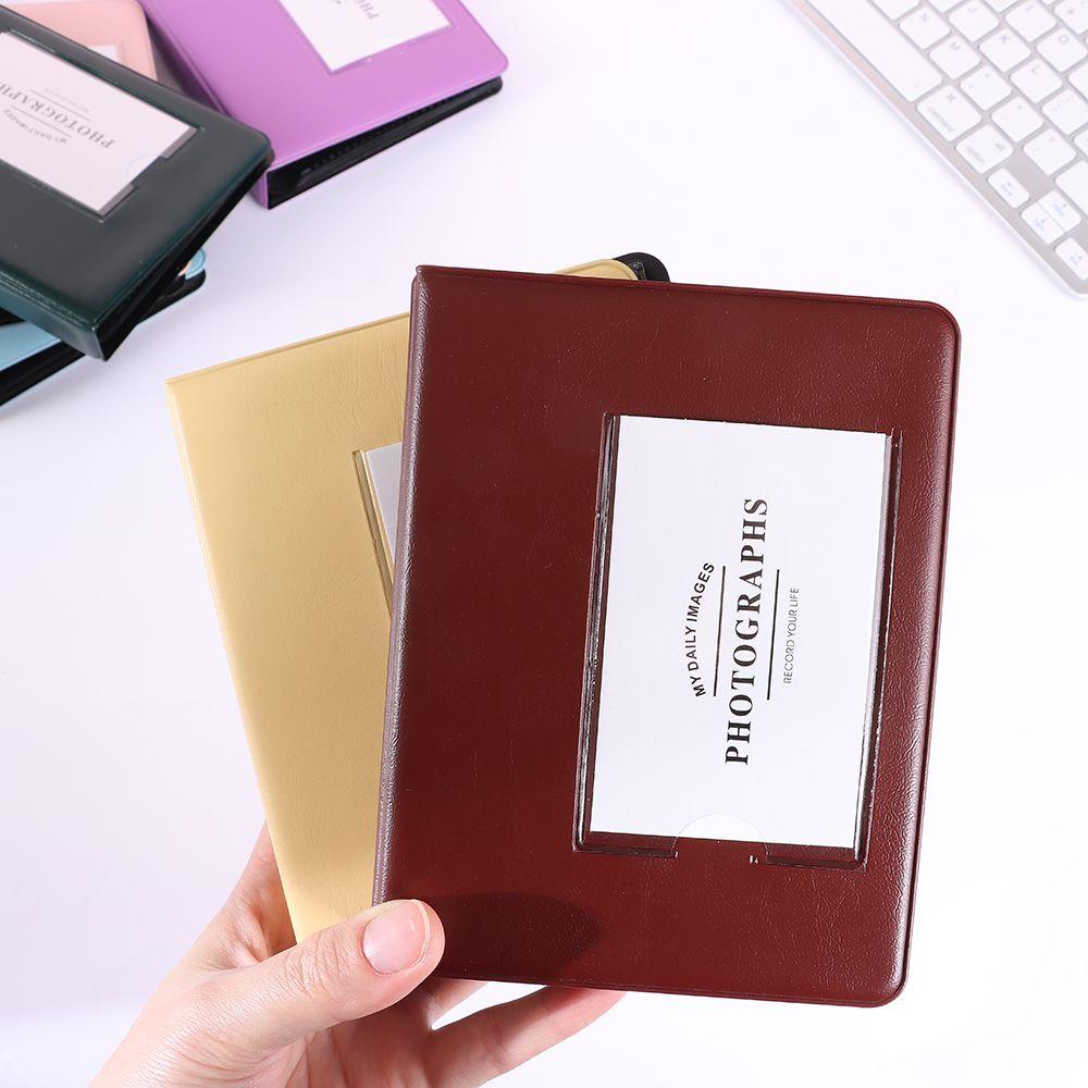 Solighter Album Foto Ukuran 3 inch Dengan 64 Saku Untuk Polaroid