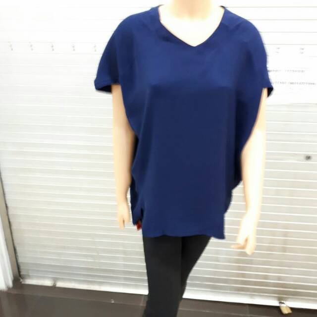 Blouse Hongkong Biru