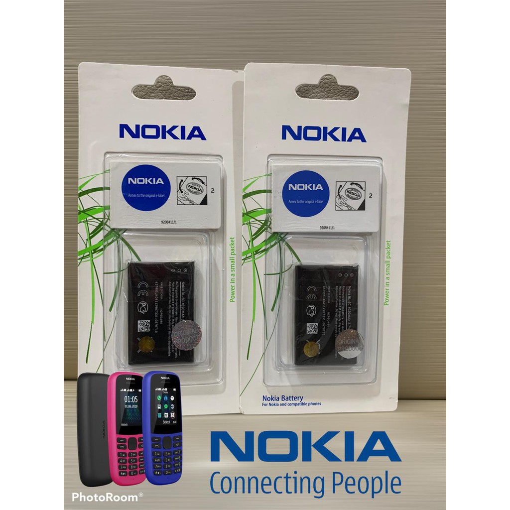 BATTERY NOKIA PACKING PANJANG 4C 5C ORIGINAL 99 BLACK LORENG