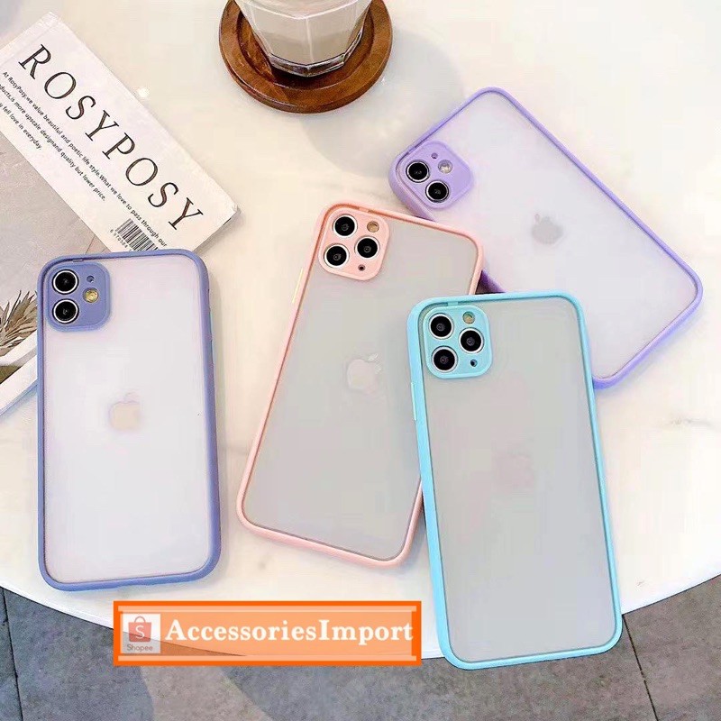 HARD CASE DOVE MACARON IPHONE 6/6S/ IPHONE 6+/6S+/ IPHONE 7/ IPHONE 7+/ IPHONE 8/ IPHONE 8+