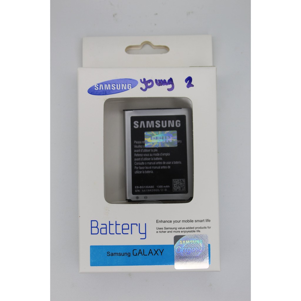 Baterai Batre Batrey Samsung Galaxy Young 2 / G130 Original 100% / Baterai Young 2 Baterry G130 Ori