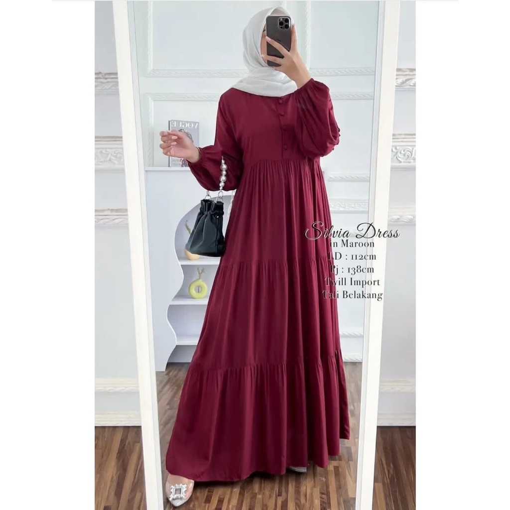 QUENZA GAMIS DRESS WANITA PREMIUM RAYON