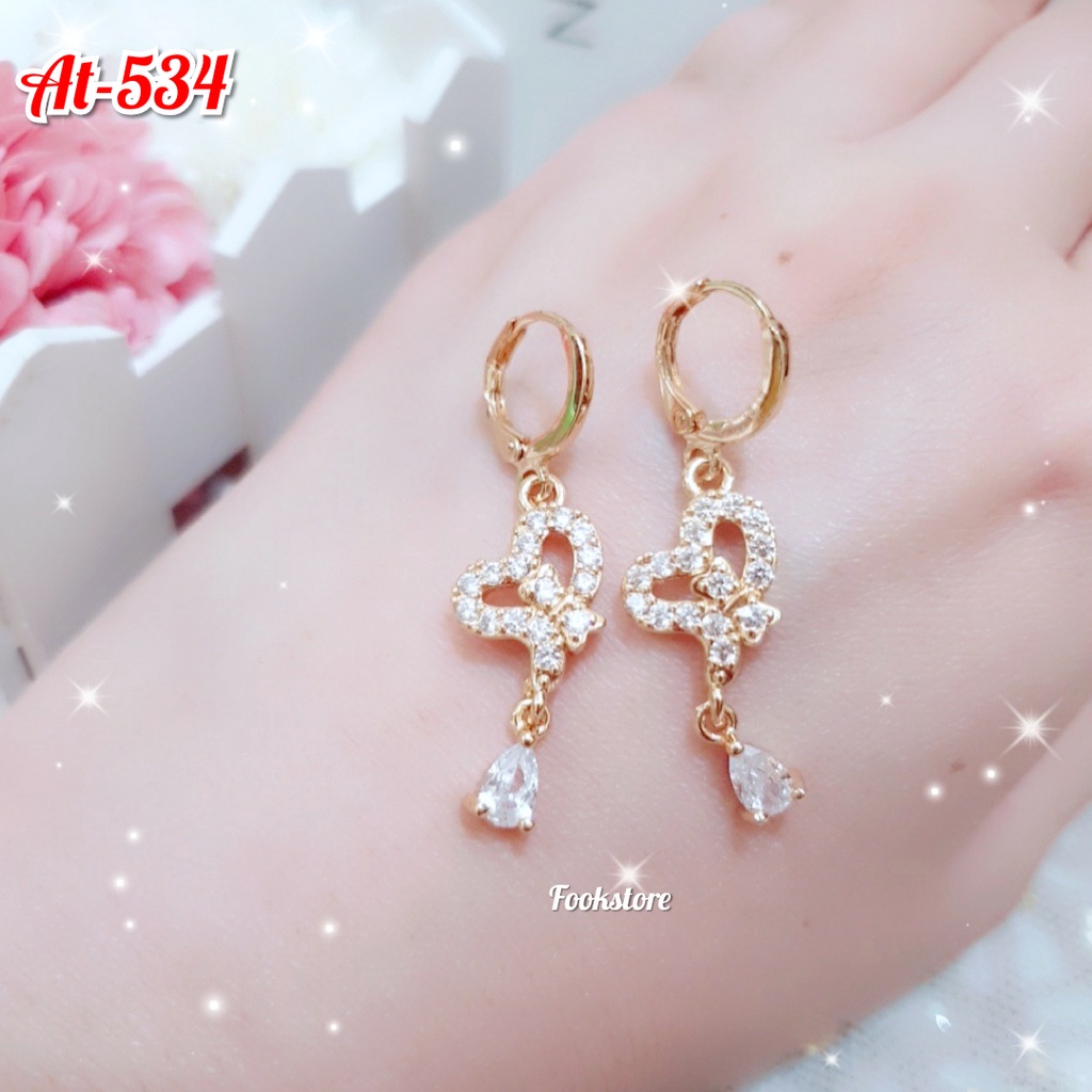 TERMURAH ANTING WANITA XUPING KOREA/ANTI ALERGI-534