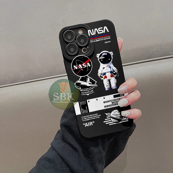 SBK  - SOFTCASE PRO CAMERA ASTRONOT NASA CASING TERBARU REALME NARZO 50A PRIME 30A 50i C35 C31 C2 C2
