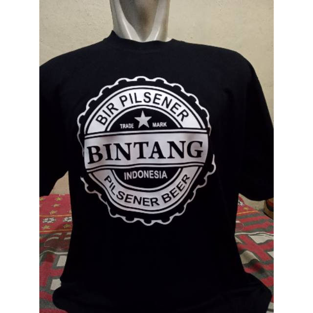 Tshirt Baju Kaos BIR PILSENER BINTANG