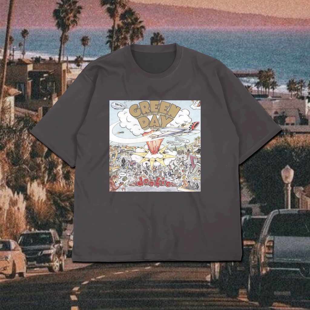 Kaos Green Day Dookie - Style Vintage Oversized