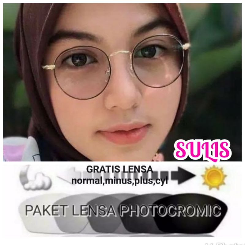 freme 6324 kacamata+lensa photocromic normal/minus.