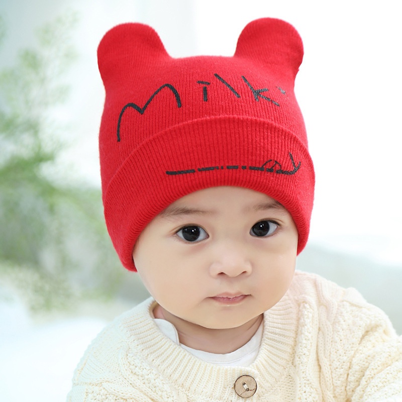 HappyOliver KUPLUK MILK (D) Topi Anak Lucu Model kupluk Usia 0 Sampai 3 Tahun Kualitas Terbaik