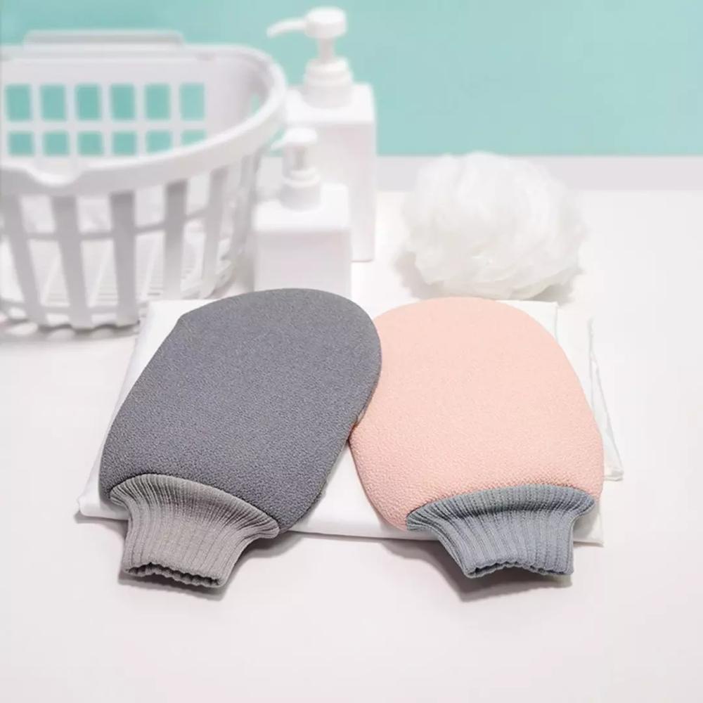 Qualitell Sarung Tangan Wash Cloth Sponge Mandi Shower Cleaning Bath - Mix Color