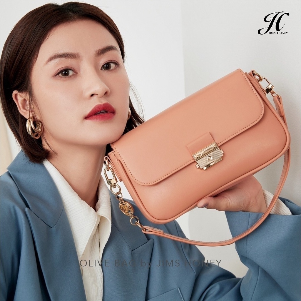 Jims Honey Olive Bag Tas Selempang Tas Tangan Wanita Cantik Ori