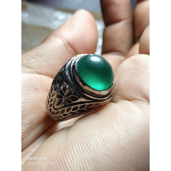 batu cincin Jamrud Rusia polos