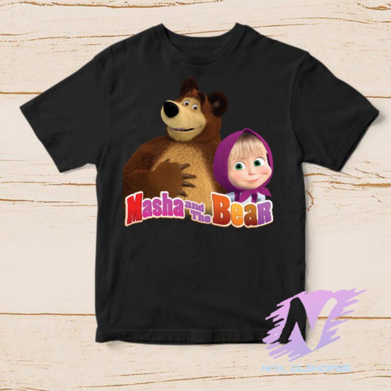 kaos anak marsa and the bear kaos masha