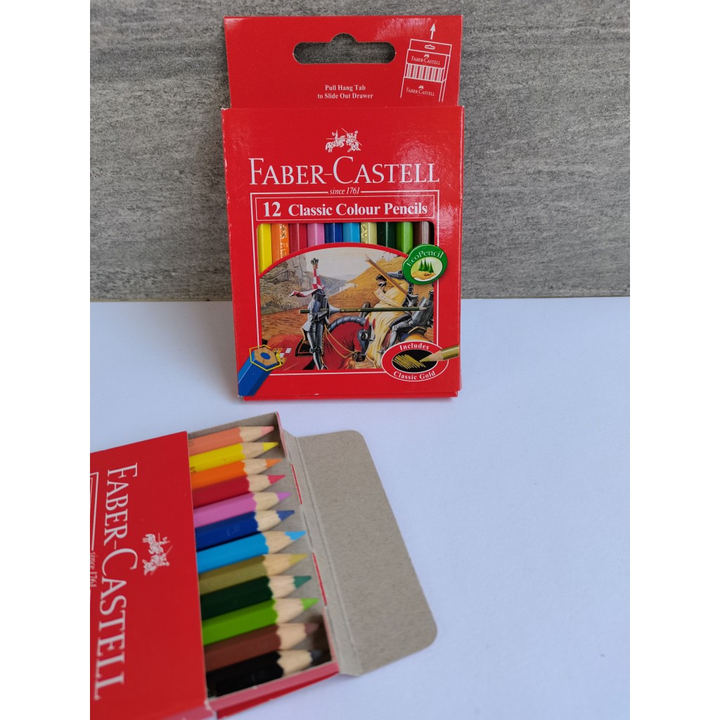 

Pensil Warna Faber-Castell 12 Warna Pendek Classic / Color Pencil