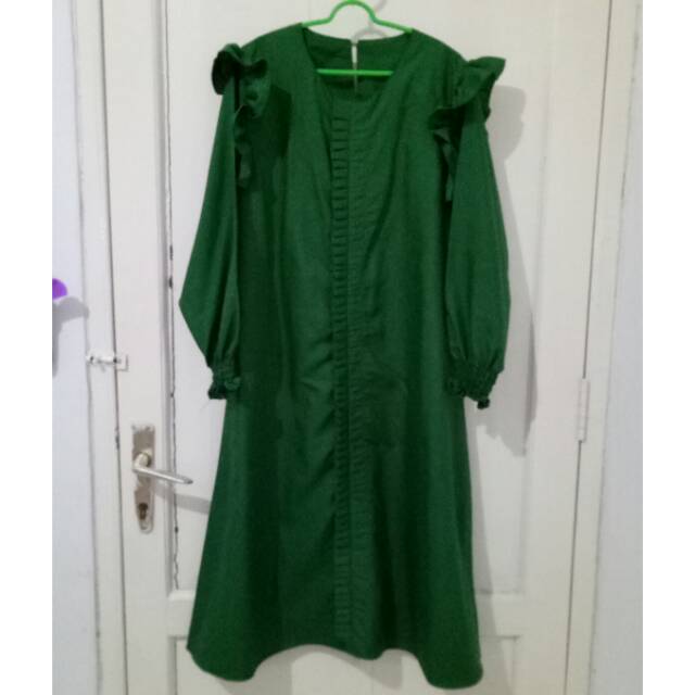 Tunik toyobo hijau botol