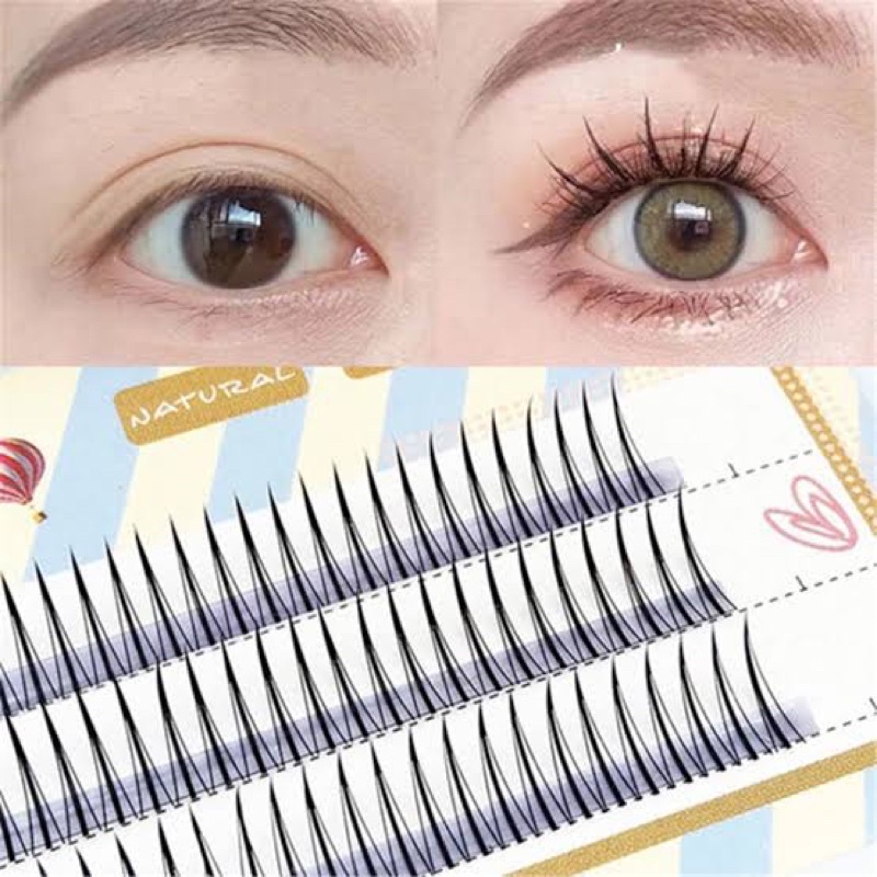 FAIRY LASHES - THAILAND KOREAN MAKEUP LOOK - Professional Eyelash Extension Fans Premade Fishtail A Shape Spike Lashes Fluffy Eyelash Kit for Beauty Makeup