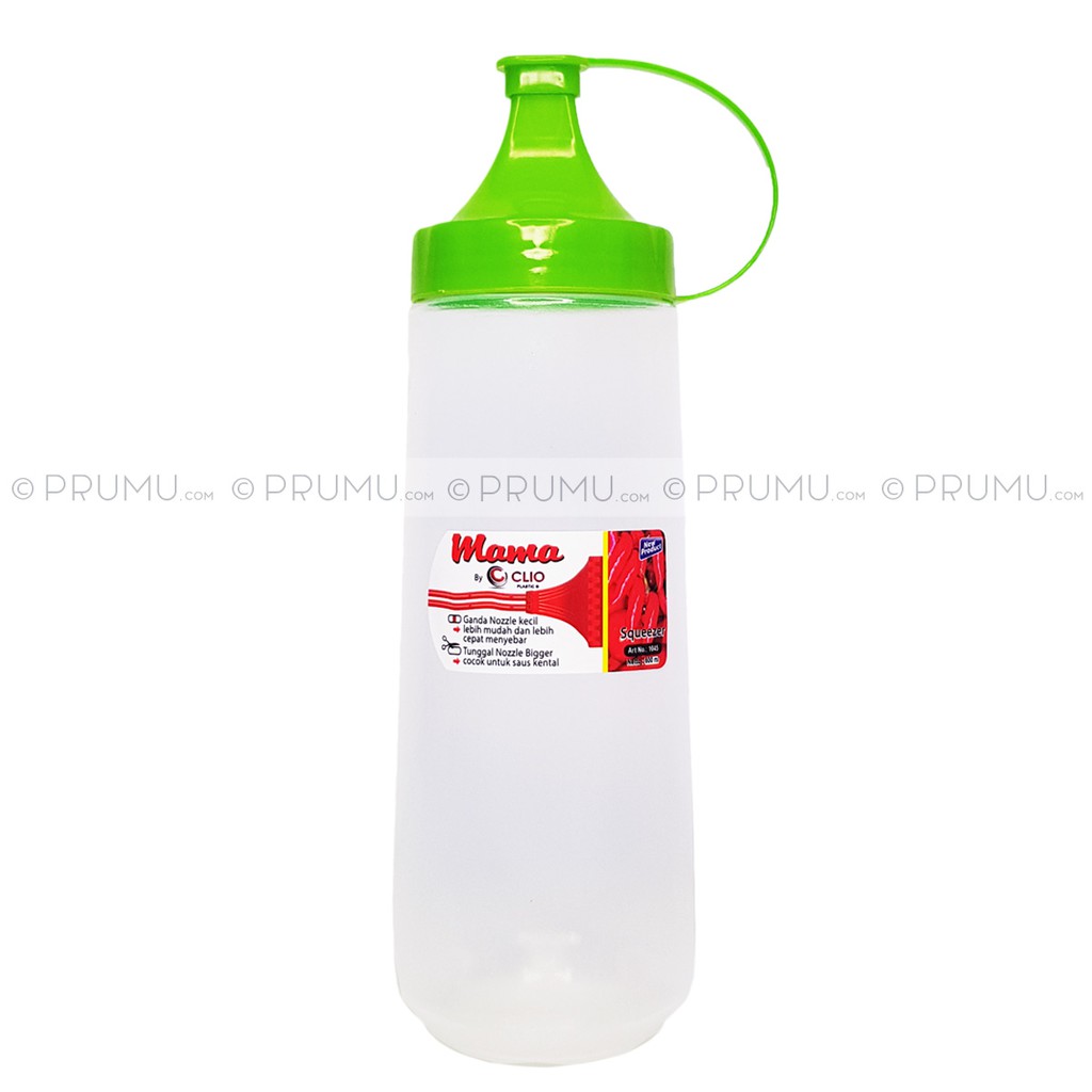 Botol Kecap 600 ml | Botol Saos | Botol Mayonnaise | Squeeze Sauce Bottle - Clio Mama