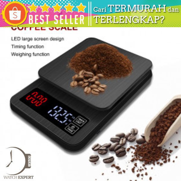 Timbangan kopi digital 5kg dengan USB / timbangan dapur USB / coffee drip scale / kitchen scale GS8 Timbangan Kopi