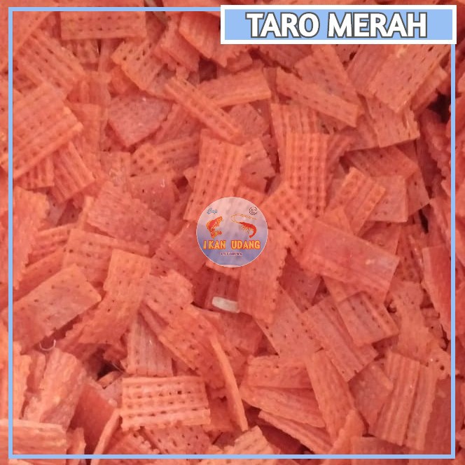 

[ 5kg ] Kerupuk / Krupuk Mentah / Krecek Taro Merah Putih