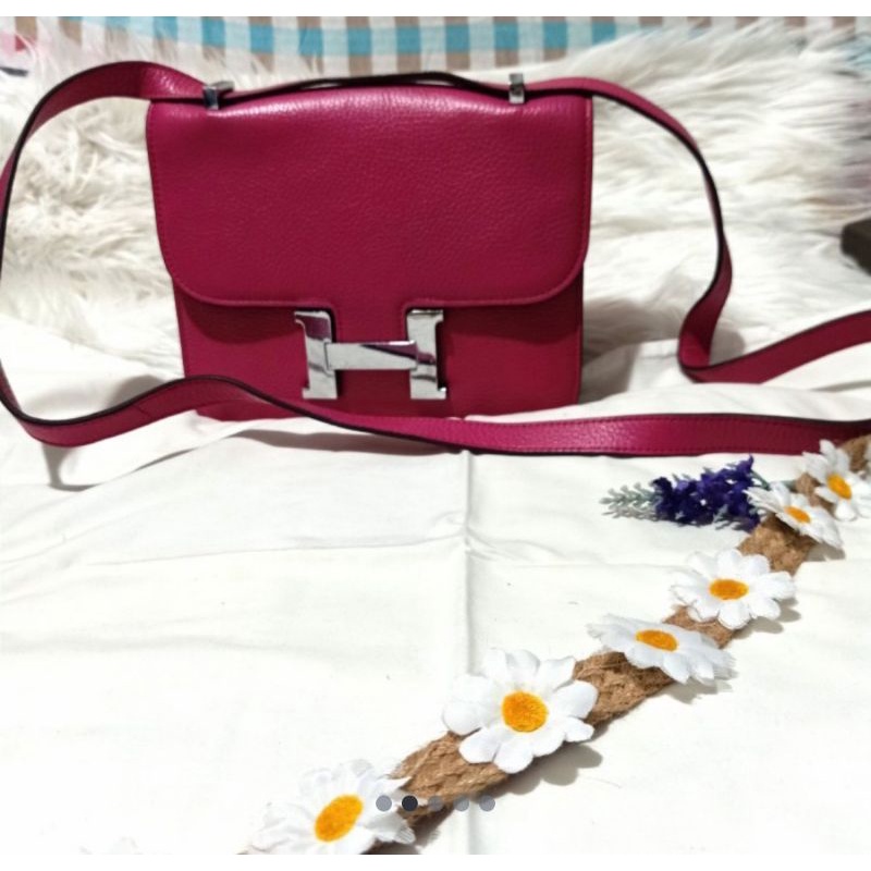 tas kulit asli model  constante H3rmes preloved