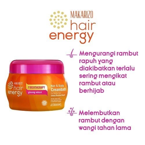 `ღ´ PHINKL `ღ´ MΛKΛЯIZӨ  makarizo hair creambath besar 500 gr keratin mengatasi rambut kasir kering kusam bercabang