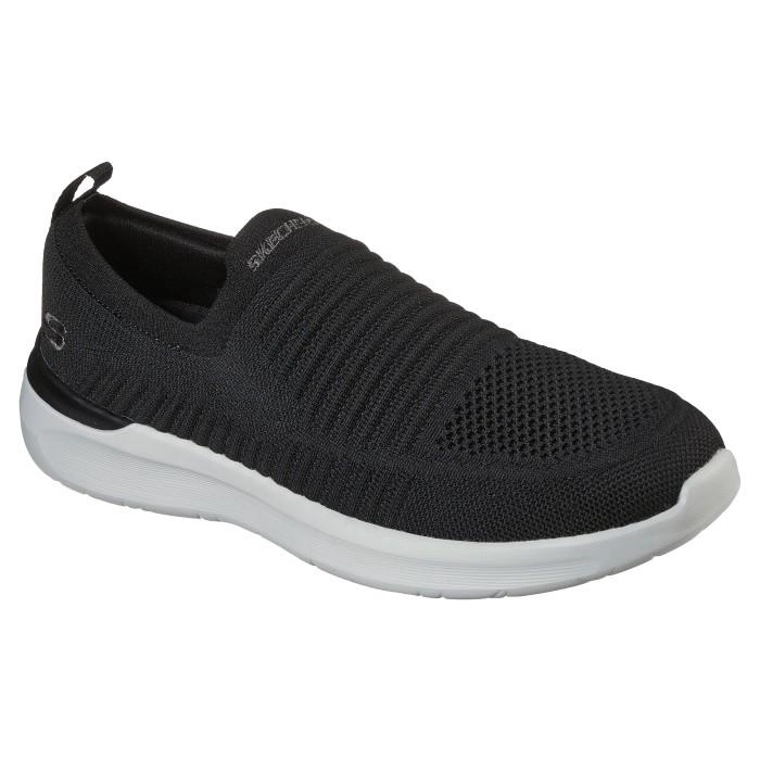 [Ori] Sepatu Slip On Pria Skechers Lattimore Carlow Black 210245/Blk