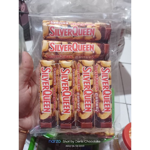 

Paket Cokelat Silverqueen Chunky Bar isi 6pcs