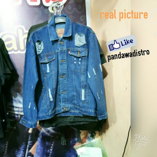 550 Koleksi Model Jaket Jeans Robek Terbaru