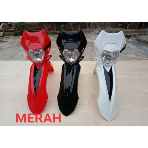 Promo PAKET 2ITEM BETA250 SPAKBOR DEPAN HEADLAMP BETA 250 SUPERMOTO -H WR155 KLXBF CRF150 KLX250 Mur