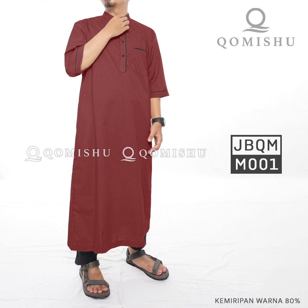 Jubah Muslim Pria Gamis Ikhwan Muslim QOMISHU