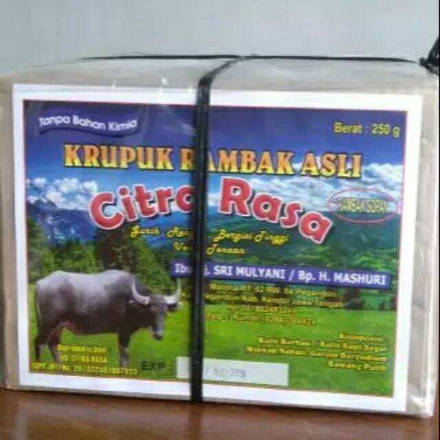 

KRUPUK RAMBAK ASLI CITRA RASA