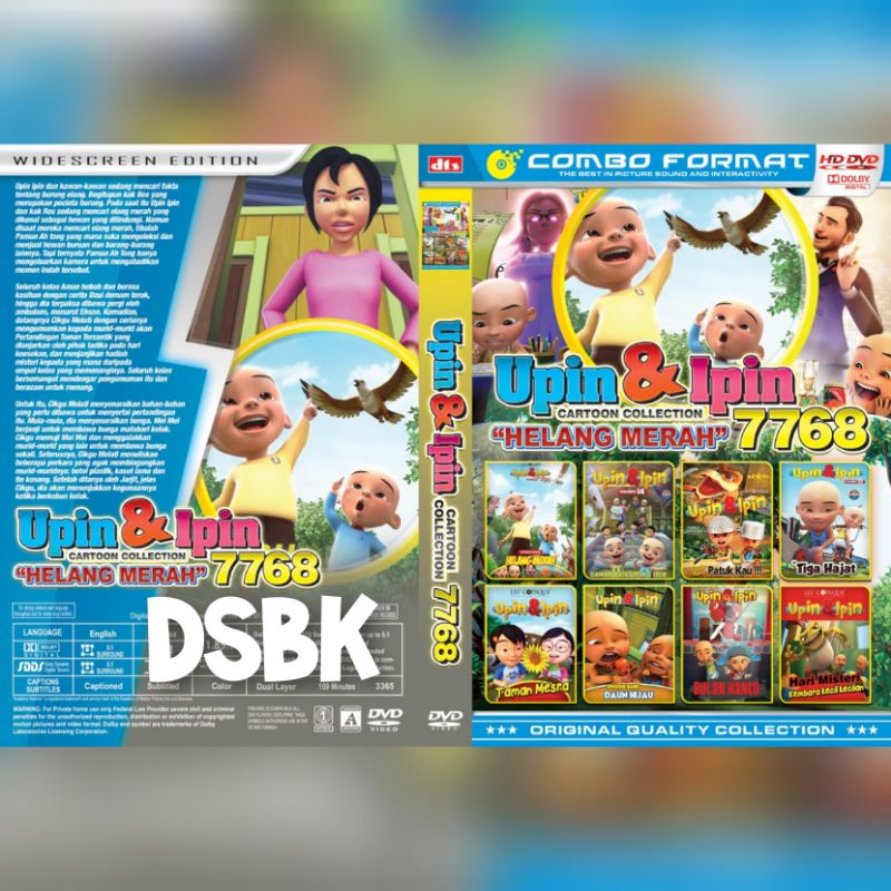 Kaset Film Koleksi Upin dan Ipin 7768