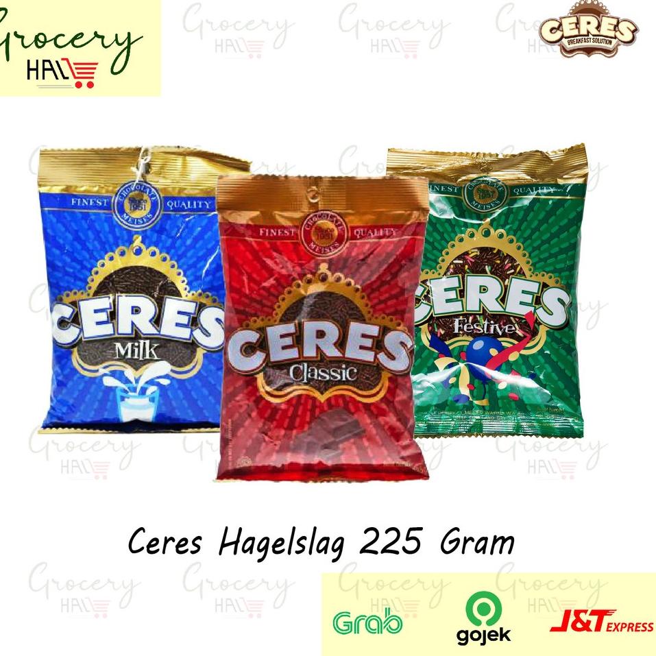 

[PRODUK Y80YS] CERES MESES CHOCOLATE 200 GR - CERES HAGELSLAG [ CLASSIC / MILK / FESTIVE ] 97Y