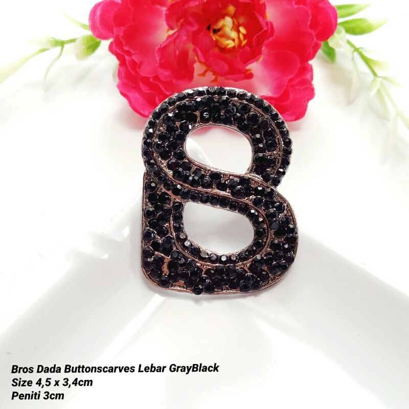 BROS BUTTONSCARVES KW (PART 5) BROS B-lebar grayblack