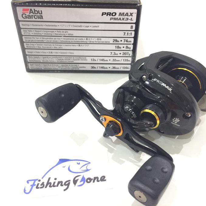 Al9785J576-Sale- Abu Garcia Pro Max Pmax3-L Low Profile Baitcasting Reel - Left Hand