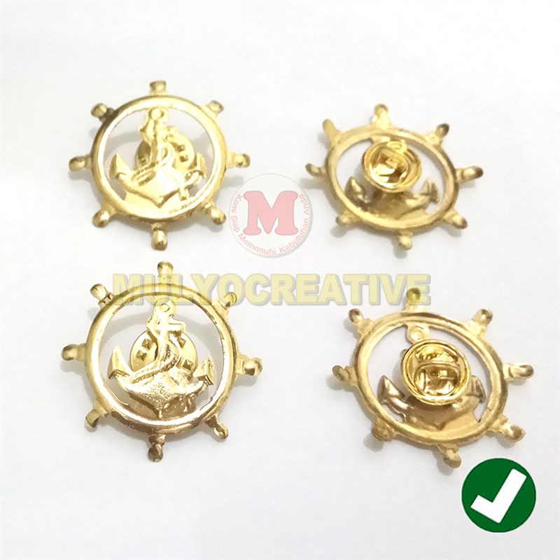 Pin Pelayaran Logo Jangkar pelayaran - Pin Jangkar Pelayaran