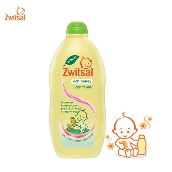 *SALE* Zwitsal Classic Natural Baby Powder Fresh /Soft Floral / Milk Honey / Aloe Vera 100gr 300gr 500gr  - Bedak Bayi