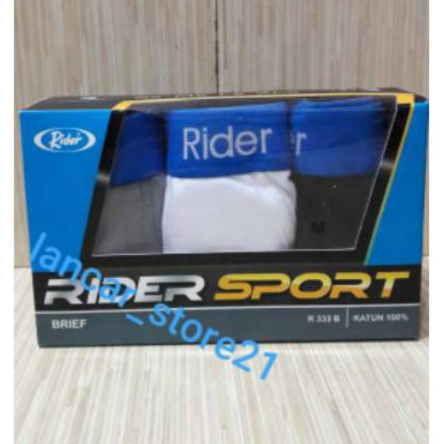 3PCS CELANA DALAM RIDER R333/CD RIDER R333/CD RIDER SPORT R 333