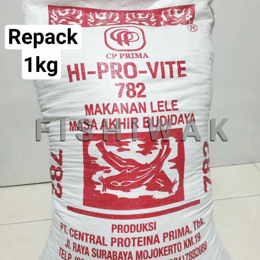 782 Repack 1kg / 1 kg pelet 781 / Pakan lele / Provit 782