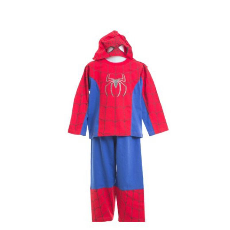 baju karakter kostum anak spiderman