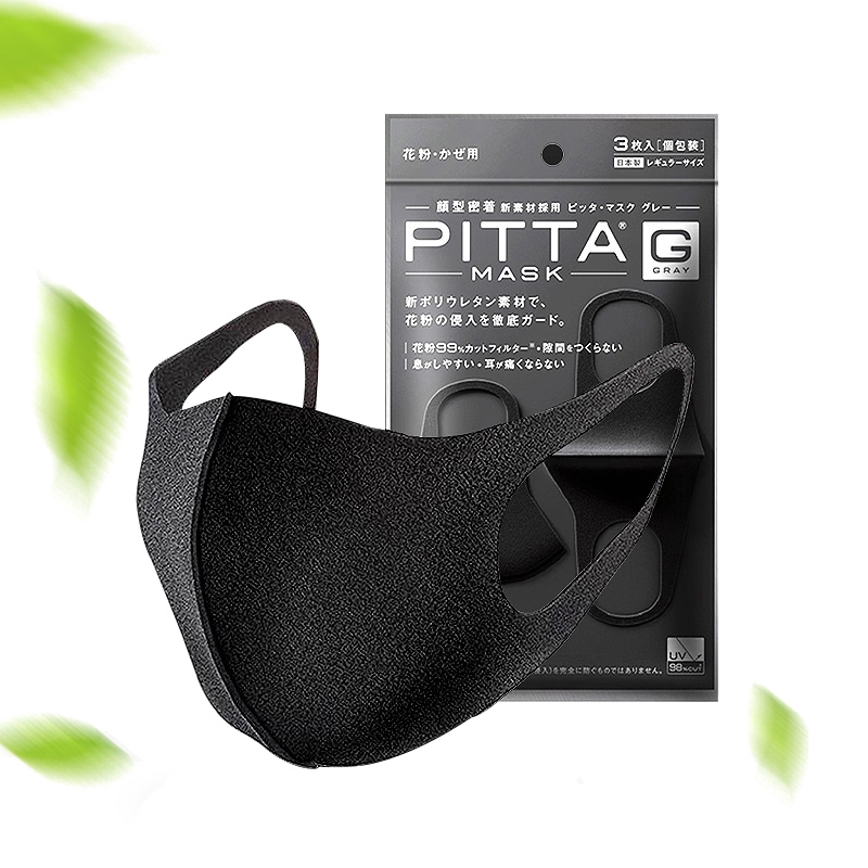 Pitta G Mask Masker Korea Masker Motor Black Dewasa