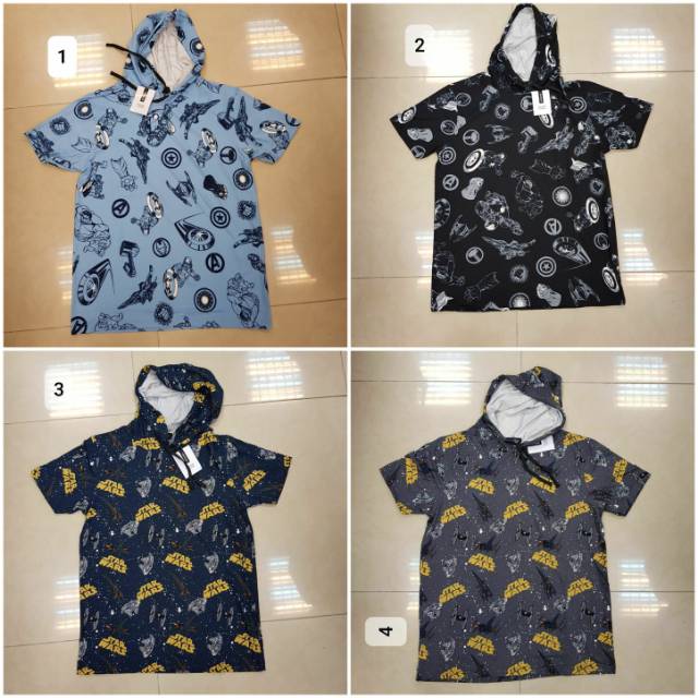 HOODIE TOPMAN PRIA FULL PRINT