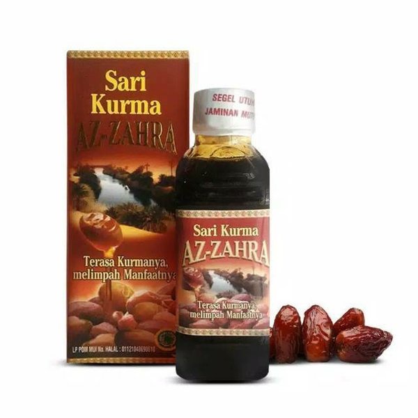 330gr AZZAHRA Murni Sari Kurma / Madu Angkak Darusyifa / Baik untuk Ibu Hamil / Ekstrak Buah Kurma / Tambah Stamina