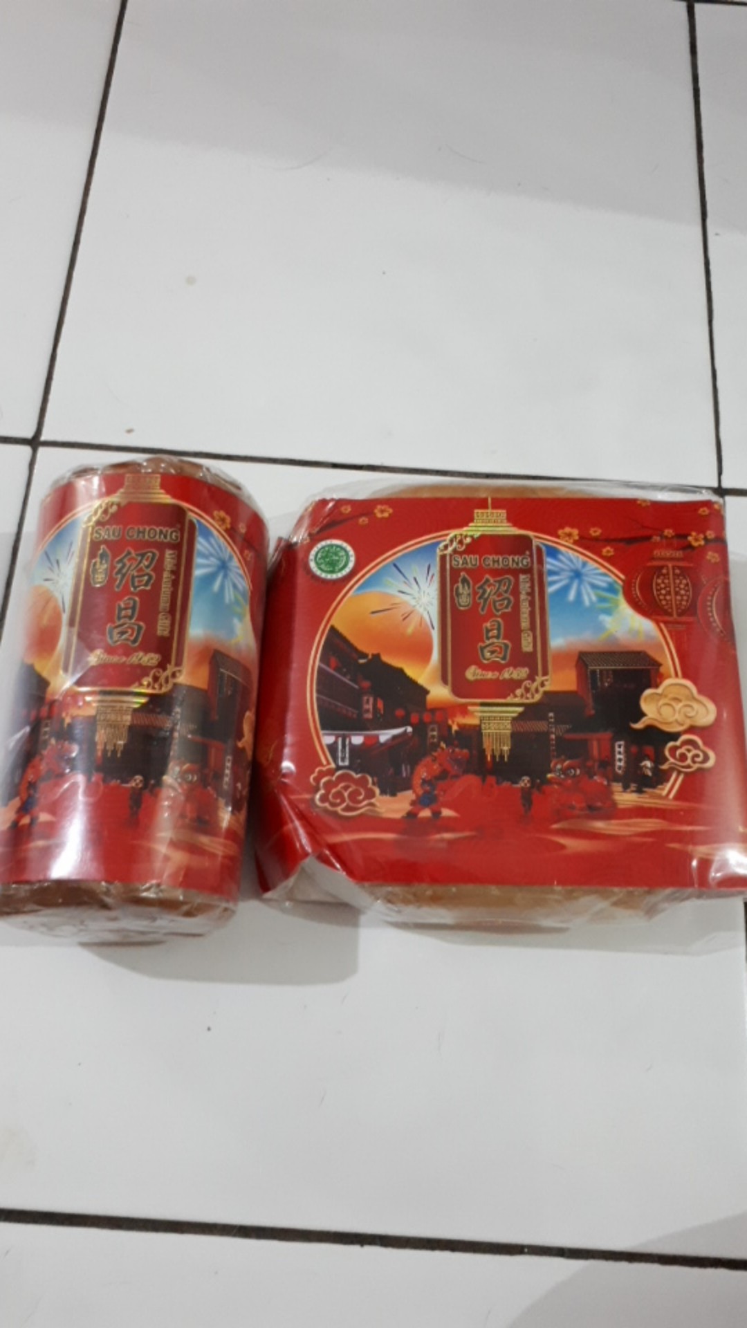 Jiu Pia 4pc Rasa Tausa & Gojin Uk. Jumbo / Mooncake Khas Singkawang / Kalbar