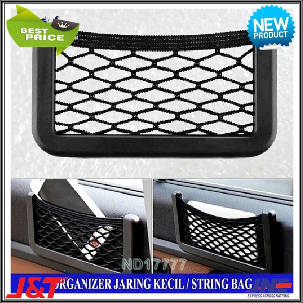 Kantong Jaring Organizer Handphone Dashboard Kabin Mobil Universal - Tempat HP Kendaraan Interior Mobil