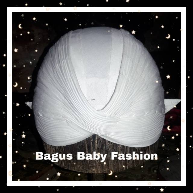 BLANGKON JOGJA DEWASA MODEL MATARAMAN PUTIH POLOS PASANGAN BESKAP SURJAN HEWES