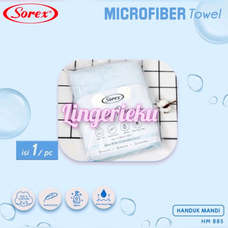 Sorex HM 885 Handuk Mandi Premium Dewasa Dan Anak Microfiber Towel