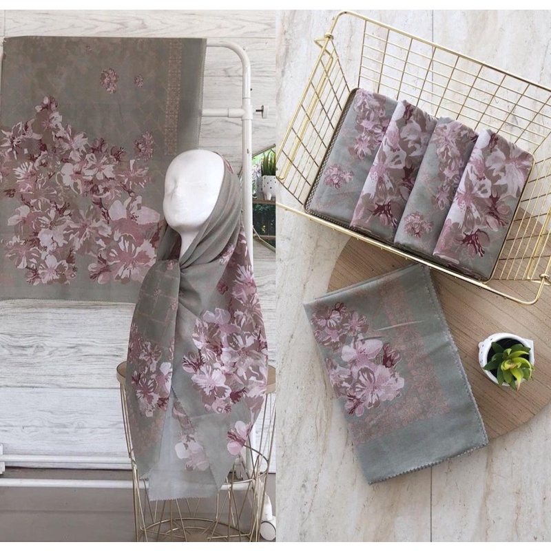 Afrahijab/ Segi Empat Voal Motif 179 HL