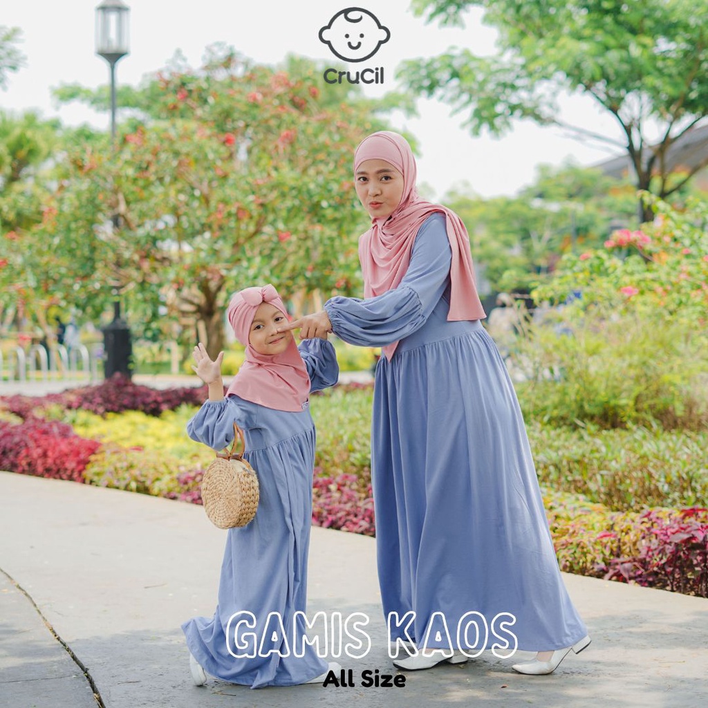 Gamis Kaos All Size - CruCil Indonesia